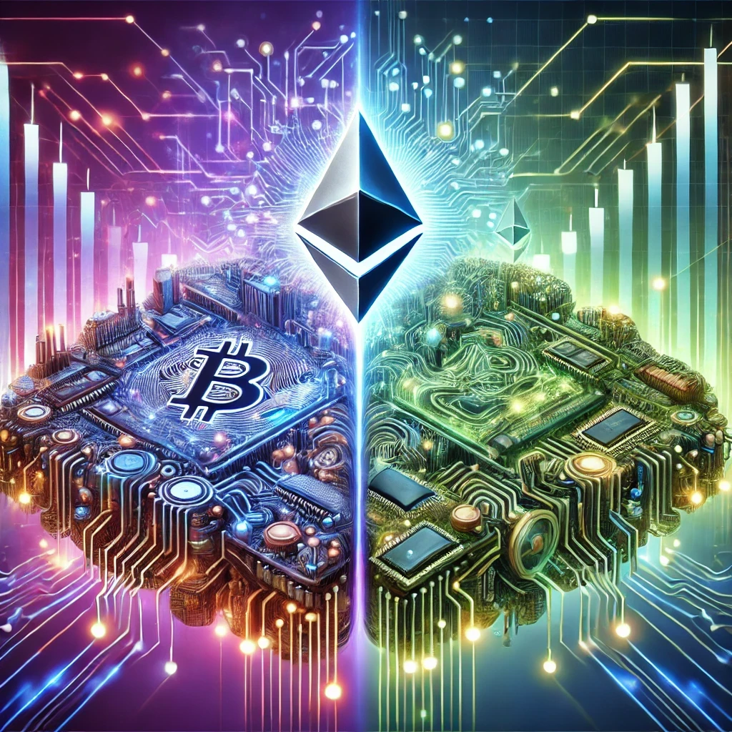 A conceptual image representing the Equilibria quantitative crypto strategy by SYGNAL.