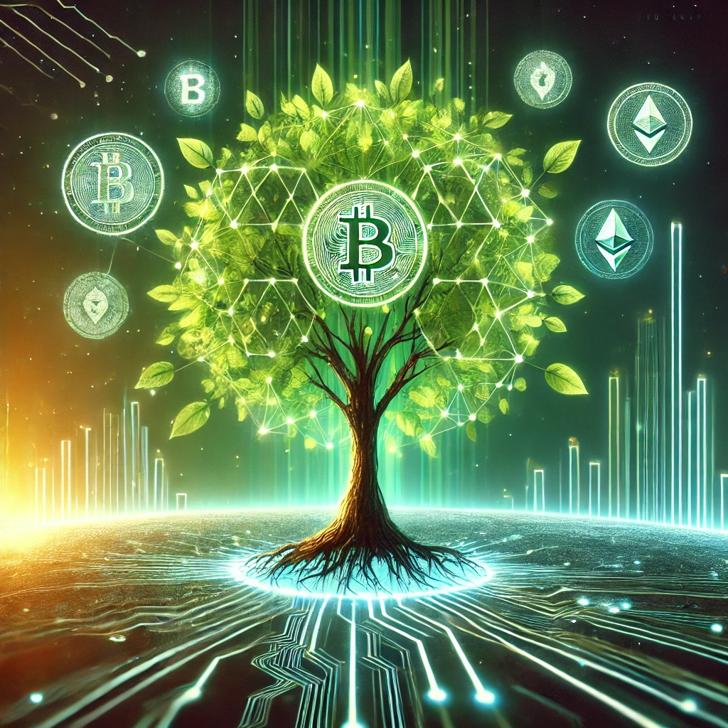 A conceptual image representing the Perennial Surge quantitative crypto strategy by SYGNAL.